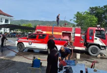 Kasus Karhutla Tinggi di Bangka sebabkan Dua Armada Damkar Rusak
