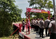 Dua Jembatan Merah Putih Presisi Dibangun di Babel