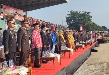 HUT RI Ke-81, Upacara di Belitung tanpa Tenda Pejabat