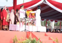 Anak Buruh Tani Jadi Pembawa Baki Bendera Upacara HUT RI di Babel