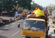 Volume Sampah Capai 1,7 Ton usai Pawai HUT RI Bangka