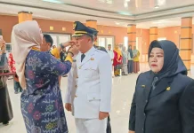 Wabup Debby Lantik Kepala Bankesbangpol Basel & Camat Airgegas