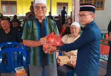 Reses di Karya Makmur, H. Mahjub : Soal Lampu Jalan Prioritas Dibereskan