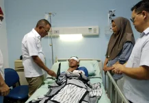 Bupati Belitung Pastikan Personel Damkar Dapat Perawat Maksimal