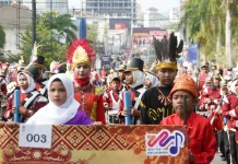108 Tim dan 11 Drumband Meriahkan Pawai Pembangunan HUT ke-81 RI di Babel
