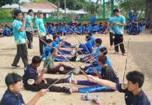 Meriahkan HUT RI, MTs Bahrul Ulum Adu Kekompakan lewat Lomba Tradisional