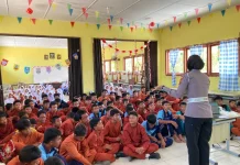 Sambut HUT ke-78, Polwan Polres Bangka "Goes to School" di SMP Negeri 2 Pemali