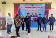Andrian Samallo Resmi Pimpin PWI Bangka Tengah 2026-2029