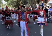 Drumband Budi Mulia Meriahkan HUT RI di Pangkalpinang