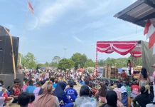 Seribu Lebih Peserta Meriahkan Jalan Santai Desa Puding Besar
