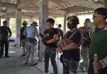 40 Peserta Airsoft Babel Adu Strategi di Pantai Batu Bedaun