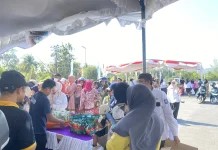 Ratusan Warga Serbu Gerakan Pangan Murah di TVRI Babel