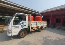 100 Santri Ponpes Sinar Jaya Kekeringan, DLH Bangka Salurkan Air Bersih