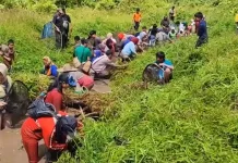 Serunya Nanggok di Musim Kemarau, Warga Bangka Berburu Ikan di Sungai