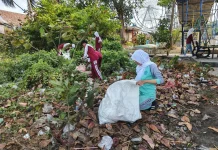 100 Pelajar Kumpulkan 300 Kg Sampah di Himpang 5 Habang Bangka Selatan