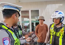Polres Belitung Tindak Honda Brio Pelat Palsu dan Motor Tak Lengkap di SPBU