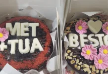 Bento Fudgy Brownies, Alternatif Cake Ulang Tahun yang Praktis dan Kekinian