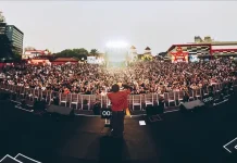 Rizky Febian Bawakan Single "Adu Pandang" Pertama Kali di Pestapora 2026.