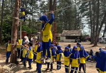 Outbound SDIT Alam Biruni Bangka Latih Kemandirian dan Kekompakan Siswa