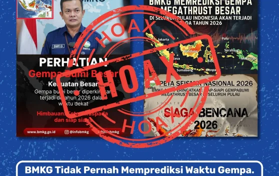 BMKG Tegaskan Informasi Indonesia akan Dilanda Megatrust adalah Hoaks