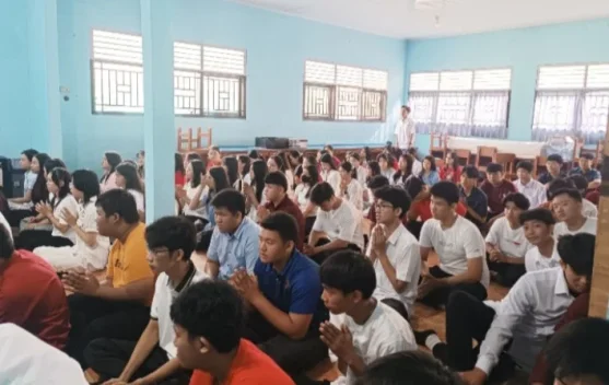 SMK Yapensu Sungailiat Gelar Kegiatan keagamaan