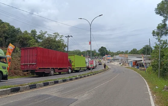 Arus Mudik di Tanjung Kalian, Truk Non-Sembako Mulai Dibatasi