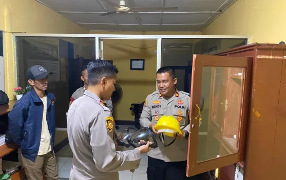 Polres Bangka Cek Kesiapsiagaan Personel Polsek di Malam Hari