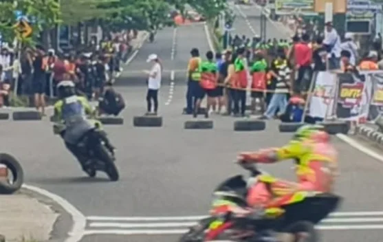 Pecinta Otomotif Antusias Saksikan Road Race 2026 di Sungailiat