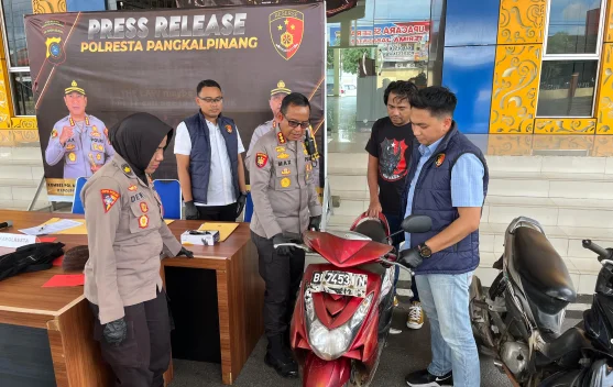Tim Buser Naga Polresta Pangkalpinang Ungkap Kasus Curanmor di Empat TKP