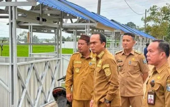 Objek Wisata Pelangi Sawah Namang Terus Dipercantik