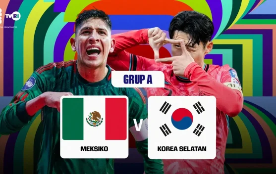 Jadwal Piala Dunia Jumat 19 Juni 2026, Meksiko vs Korea