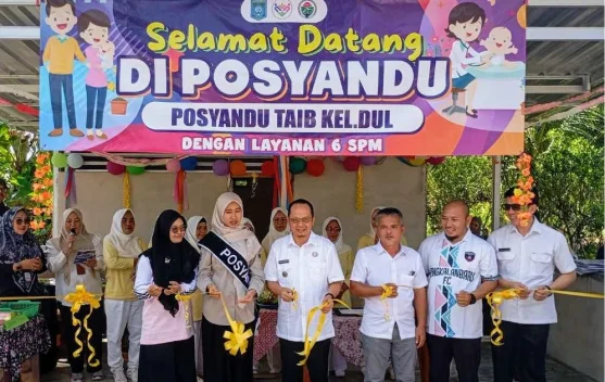 Bupati Algafry Resmikan Posyandu Taib Kampung Dul