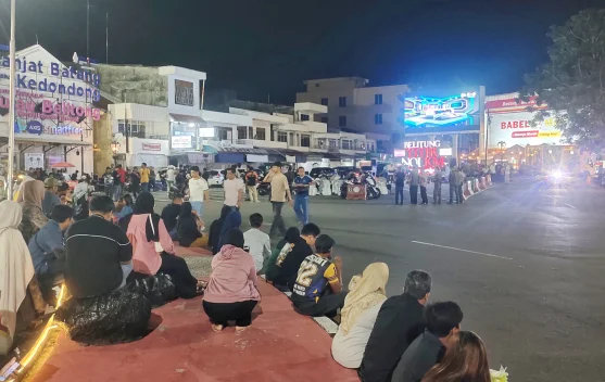 Nobar Piala Dunia dan Gelar Hiburan Rakyat di Belitung