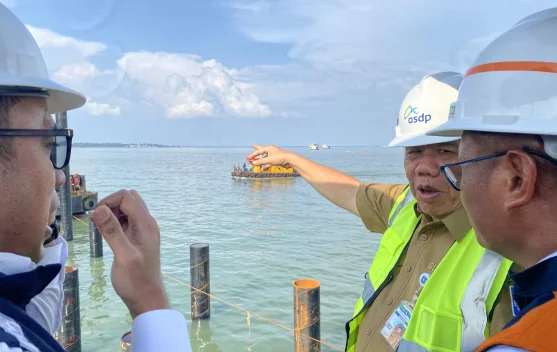 Pembangunan Dermaga II Pelabuhan Tanjungkalian Mentok Dimulai