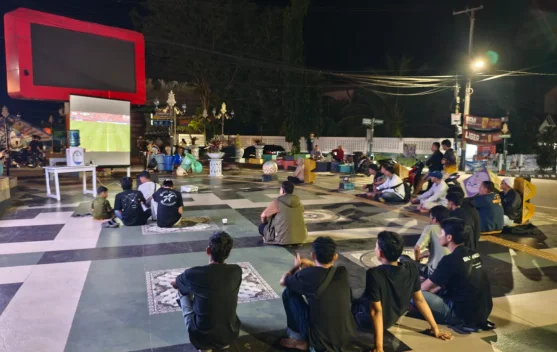 Nobar Piala Dunia di Himpang Lime Habang