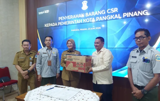 Pemkot Pangkalpinang Terima Bantuan CSR dari PT Menumbing Mitra Sukses