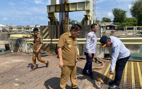 Sidak ke Pelabuhan Sadai, Gubernur Babel Pastikan Tetap Beroperasi