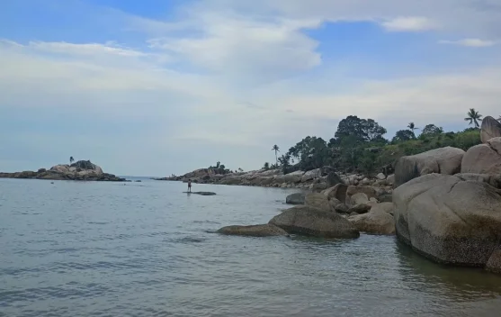 Pantai Turun Aban Destinasi Wisata Bangka