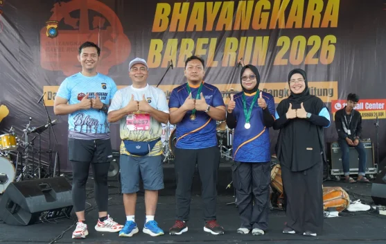 BPJS Kesehatan Sosialisasikan Prolanis Muda di Bhayangkara Babel Run