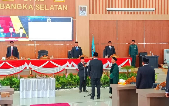 Akbar Septa Andhika Dilantik sebagai Anggota DPRD Bangka Selatan PAW