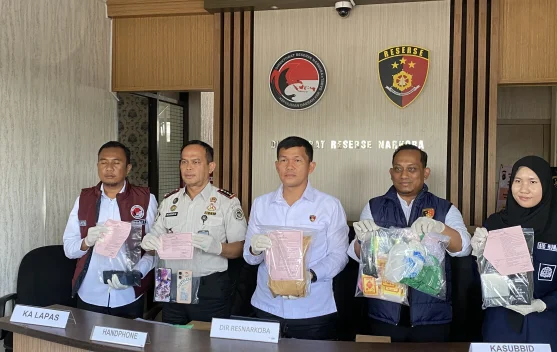 Jaringan Narkoba dari Lapas, Polda Babel Sita Barang Bukti Senilai Rp700 Juta
