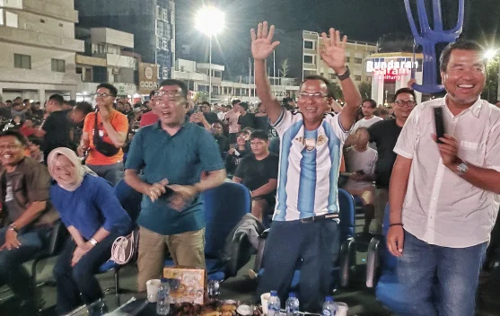 Argentina Menang, Bupati Belitung Puji Mental Juara saat Nobar Piala Dunia 2026