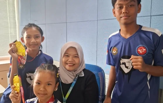 Konsistensi Latihan Antar Dua Atlet Cilik PCB Jadi Juara Internasional Taekwondo