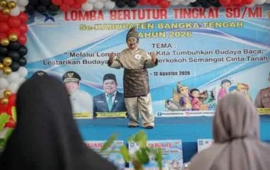 30 Pelajar SD Sederajat Ikuti Lomba Bertutur Tingkat Kabupaten Bangka Tengah