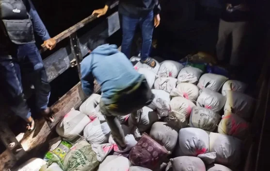 Polres Belitung dan Satgas Tricakti Gagalkan Penyelundupan 7 Ton Pasir Timah