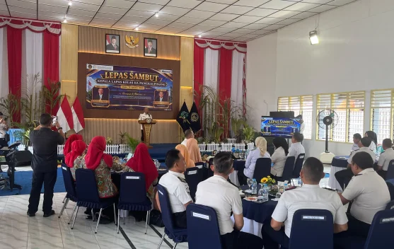 Tongkat Kepemimpinan Lapas Pangkalpinang Berganti, Febie Resmi Gantikan Sugeng