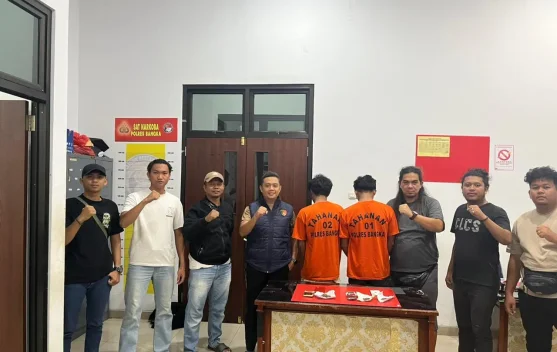 Ganja 15,5 Gram Diamankan, 2 Terduga Pengedar Dibekuk di Air Anyir