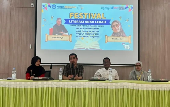 Belajar Nulis Naskah Sampai Berani Cerita di Festival Literasi Anak Lebah