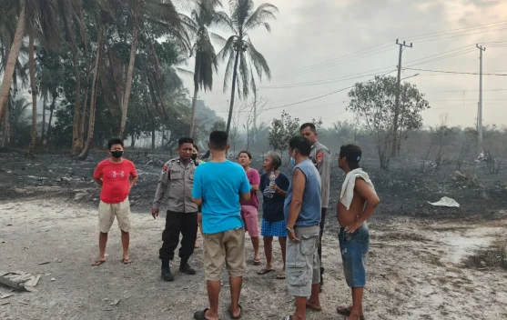 Karhutla di Bangka Capai 500 Hektare Lebih, Polres Siagakan 40 Personel