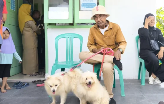 Dinpanpertan Bangka Menggelar Vaksinasi Rabies Gratis